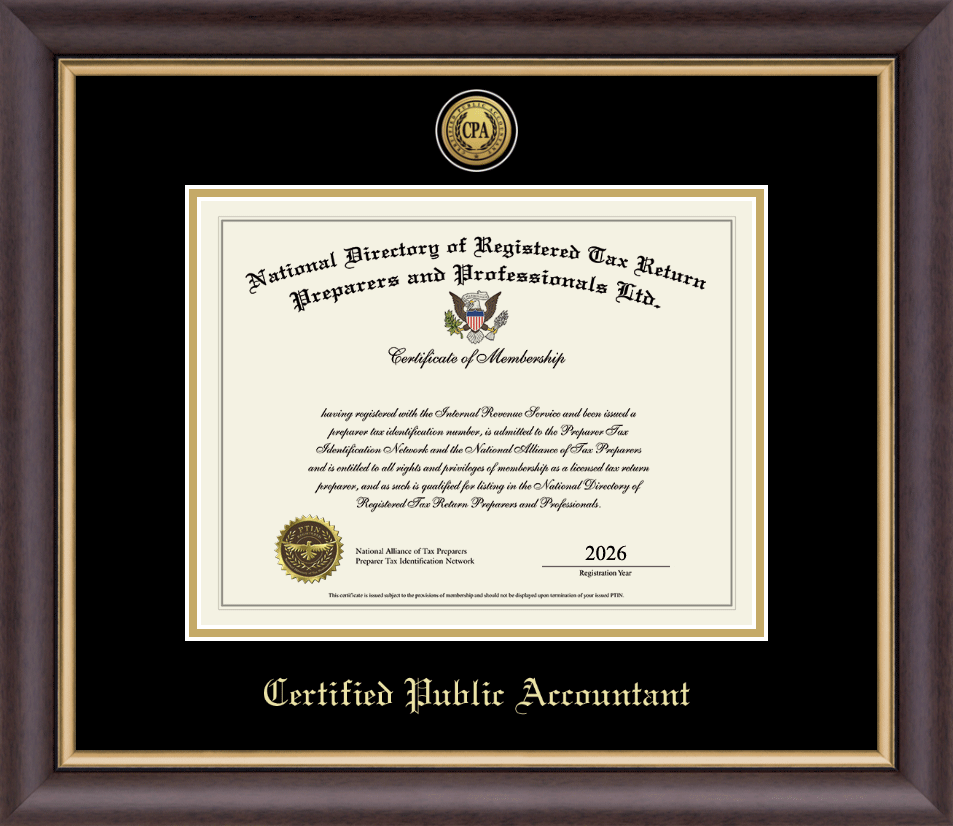 CPA PTIN Certificate